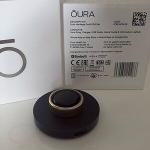 Oura ring gen 2 gold sz 9